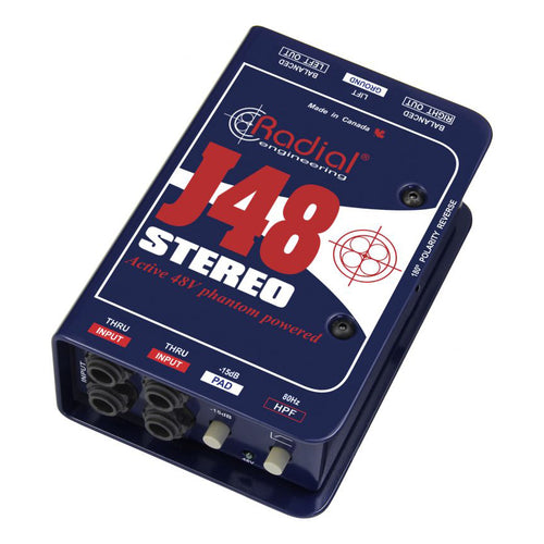 Radial J48 Stereo Stereo Active Direct Box