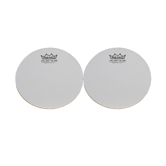 Image of two four inch Remo Falam Slam patches
