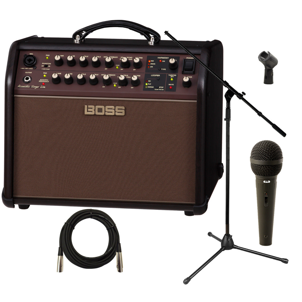 Boss Acoustic Singer Live Acoustic Guitar Amplifier PERFORMER PAK
