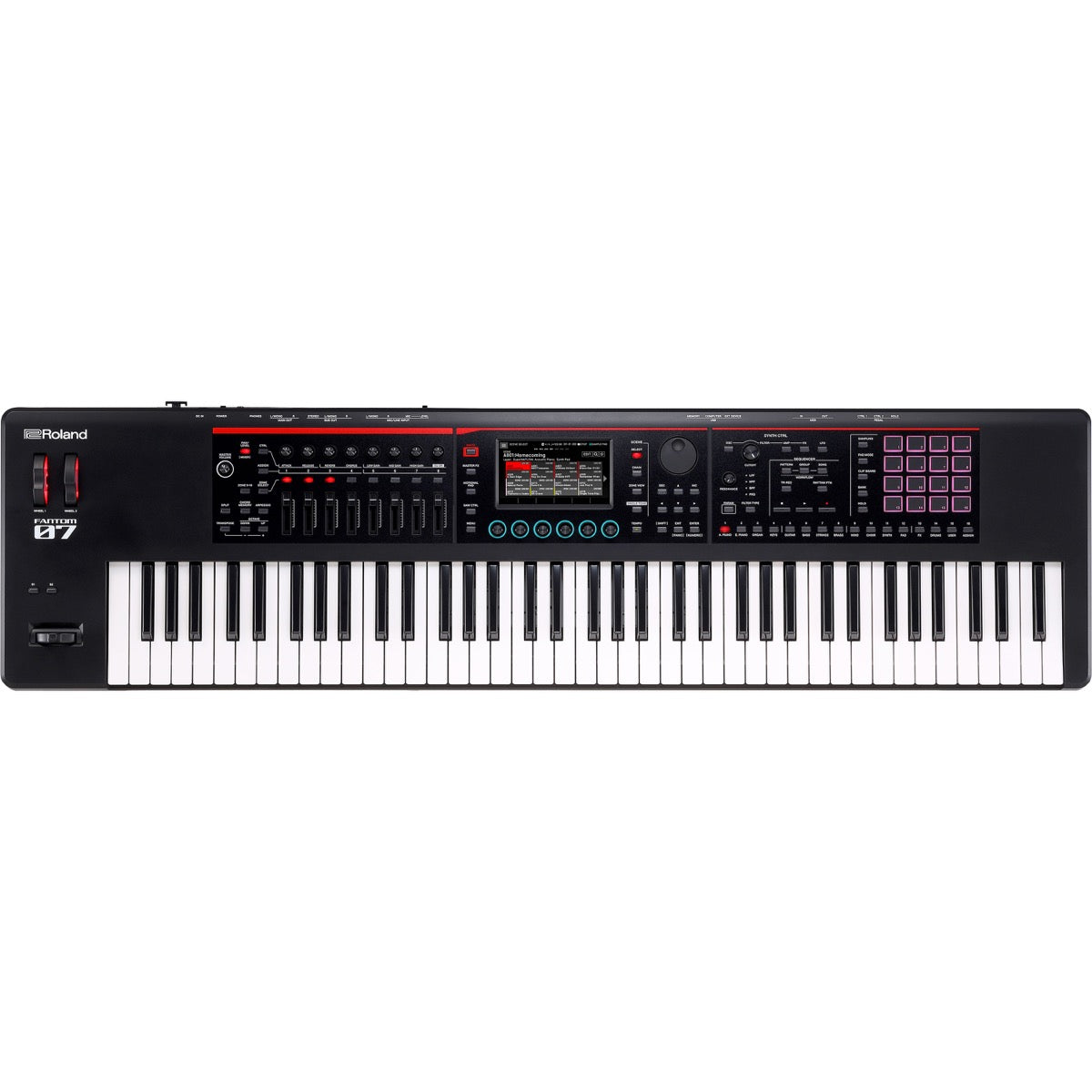 Roland Fantom-07 Workstation Keyboard View 3