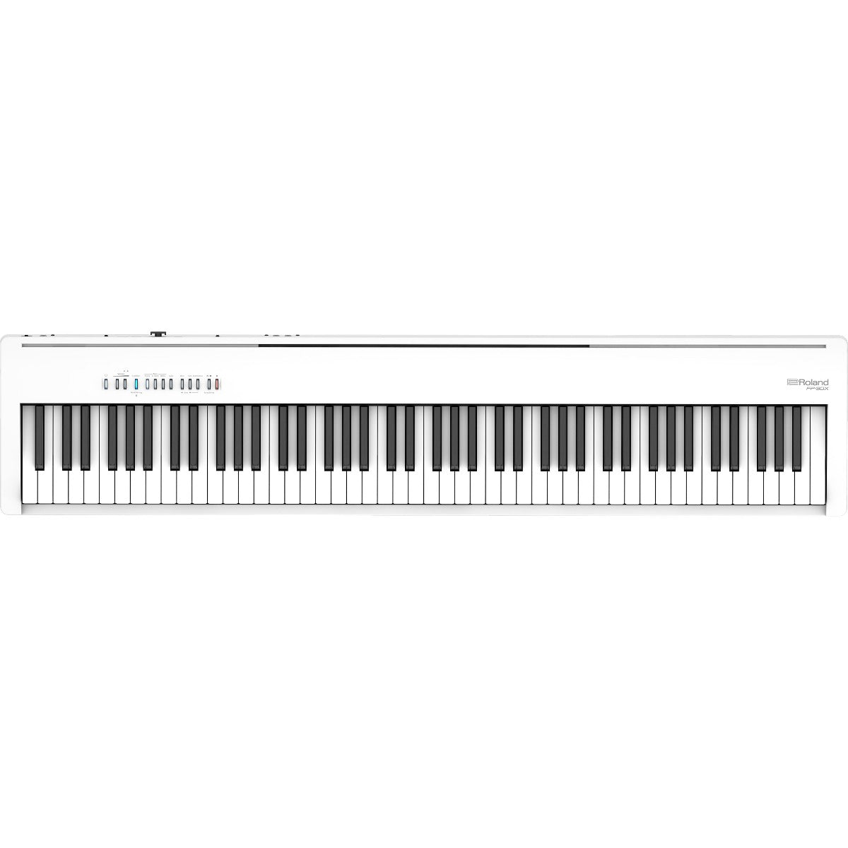 Top view of Roland FP-30X Digital Piano - White