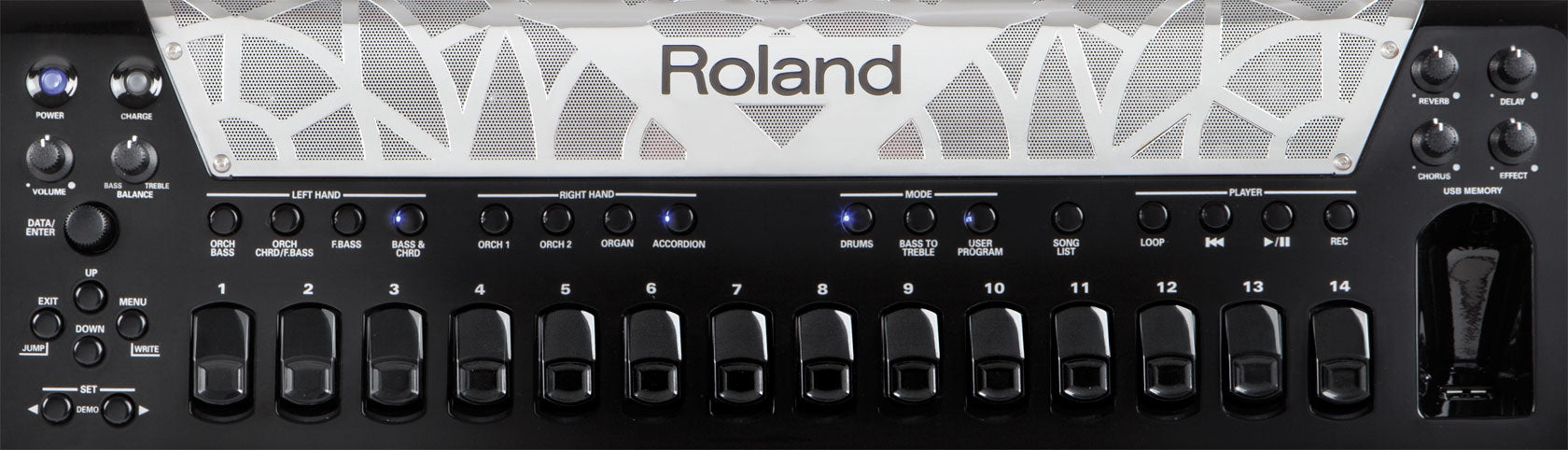 Roland FR-8x V-Accordion Dale Mathis Edition - Black – Kraft Roland FR-8x V-Accordion Dale Mathis Edition - Black – Kraft