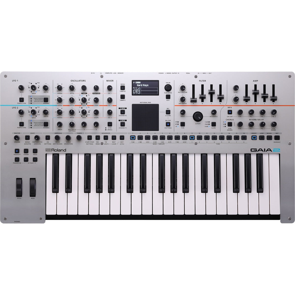 Roland Gaia 2 Keyboard Synthesizer STAGE RIG – Kraft Music