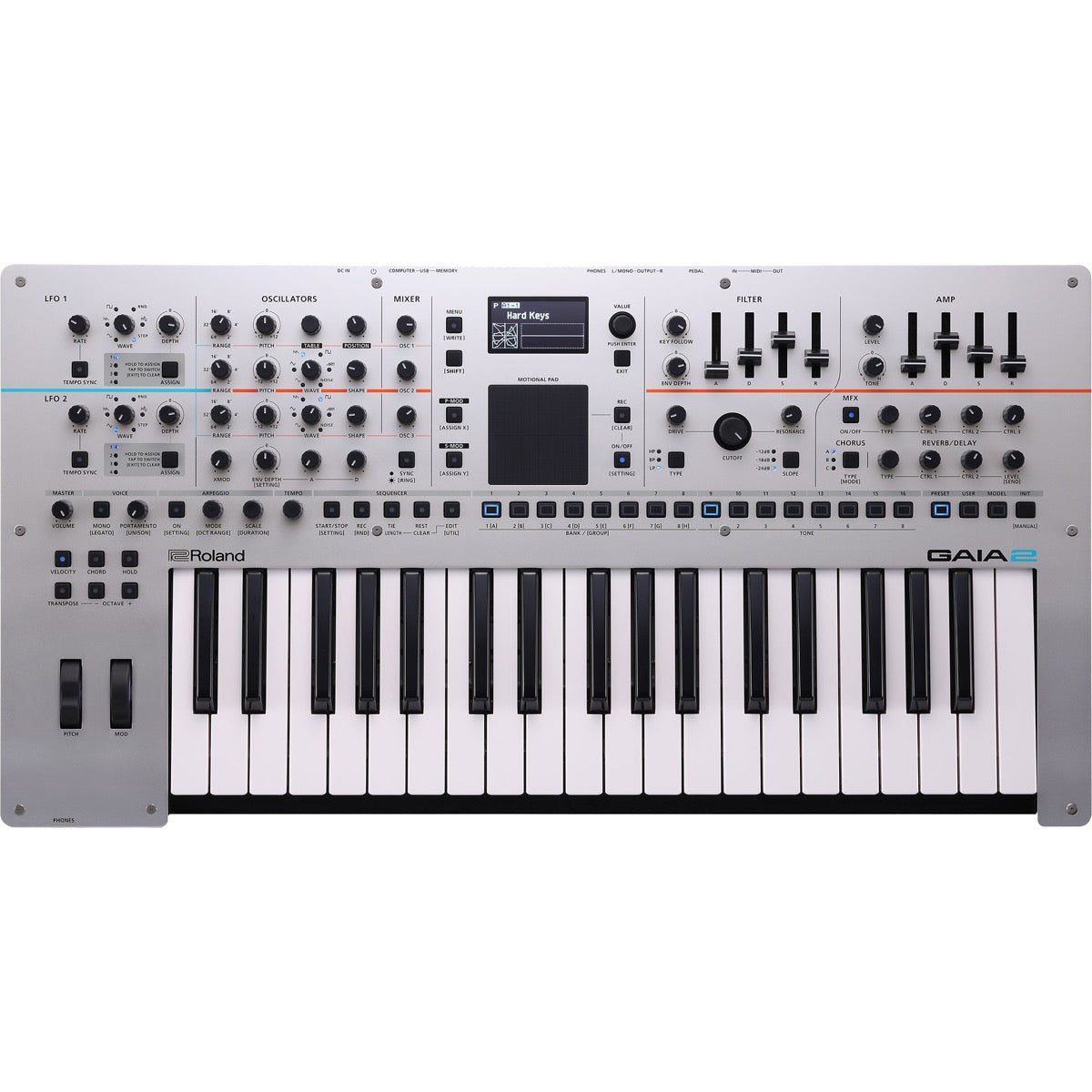 Roland Gaia 2 Keyboard Synthesizer View 1