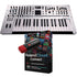 Collage showing components in Roland Gaia 2 Keyboard Synthesizer CLOUD KIT