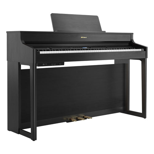 Roland HP702 Digital Piano  - Charcoal Black - Catalog Shot 2