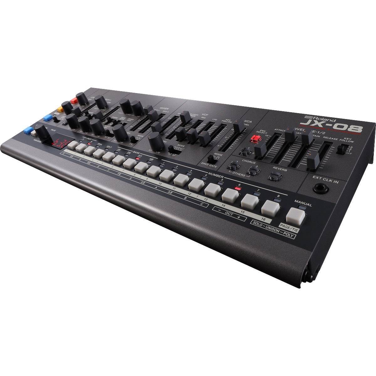 Roland Boutique JX-08 Synthesizer Module with K-25m Keyboard Unit DECK – Kraft Music Roland Boutique JX-08 Synthesizer Module with K-25m Keyboard Unit DECK – Kraft Music