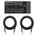Collage image of the Boss ME90 Guitar Multiple Effects Pedal CABLE KIT