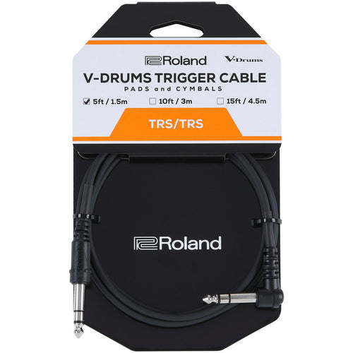 Roland PCS-5-TRA 5' Electronic Percussion Pad Trigger Cable view 1