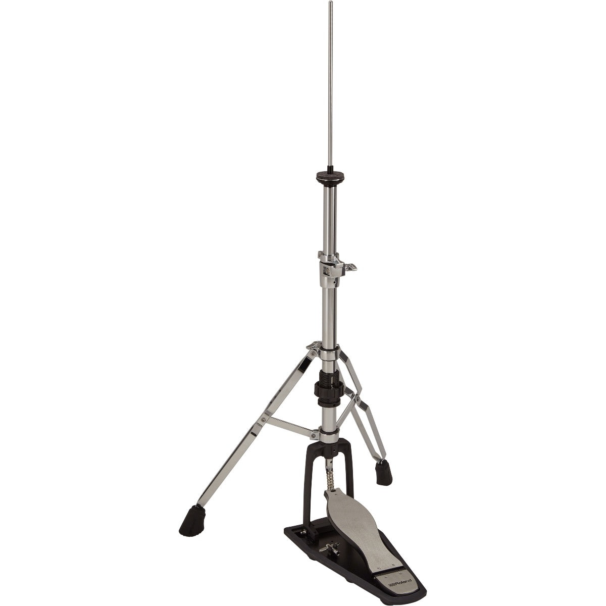 3/4 view of Roland RDH-120A V-Drums Hi-Hat Stand with Noise Eater Technology showing front, top and left side
