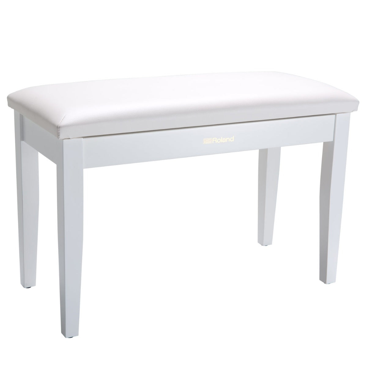 Roland RPB-D100WH Duet Piano Bench with Storage - Satin White