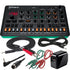 Collage showing components in Roland Aira Compact S-1 Tweak Synth POWER & CABLE KIT