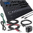 Collage showing components in Roland SH-4d Desktop Synthesizer CABLE KIT