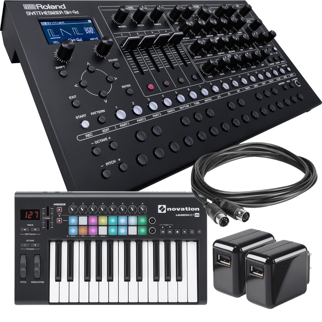 Sythnesizer Rig Roland SH-4d Desktop Synthesizer CONTROLLER RIG – Kraft Music