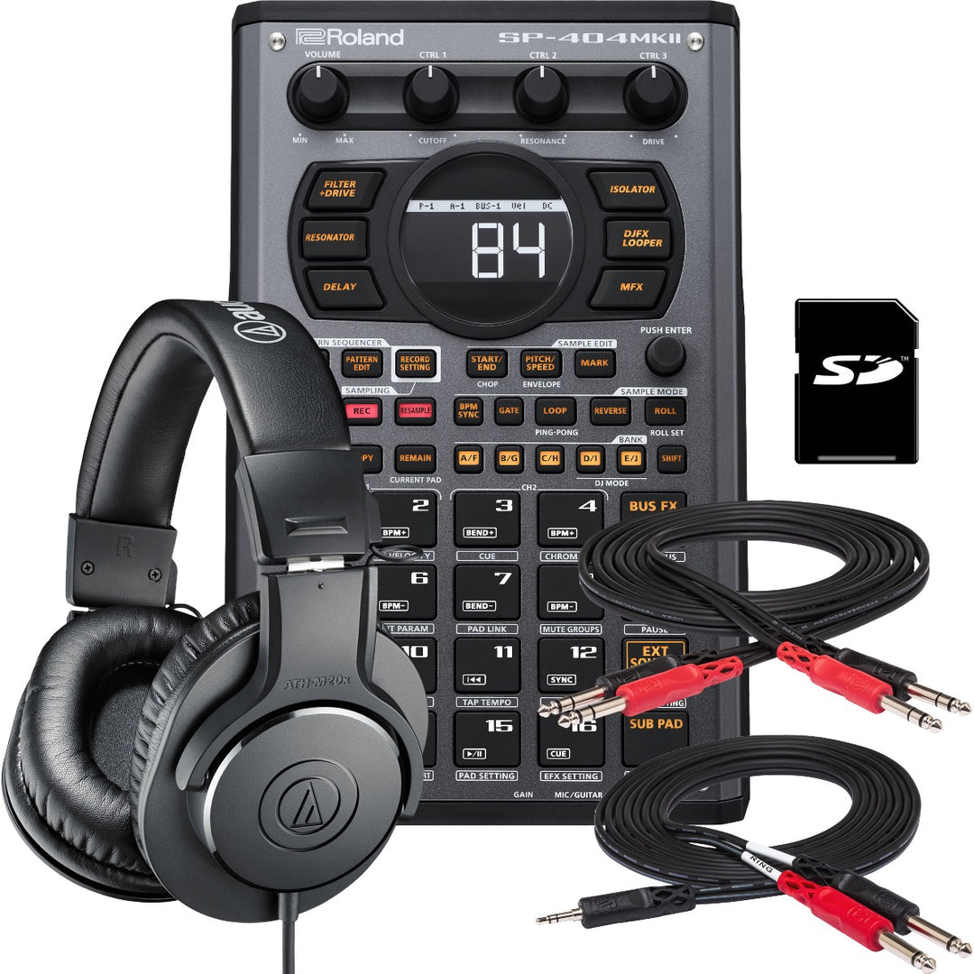 Roland SP-404MKII Creative Sampler and Effector STUDIO KIT – Kraft Music