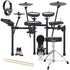 Collage of the components in the Roland TD-17KV2 V-Drums Electronic Drum Set DRUM ESSENTIALS BUNDLE