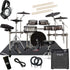 Collage of items in the Roland TD-50KV2 V-Drums Electronic Drum Set ULTIMATE DRUM BUNDLE