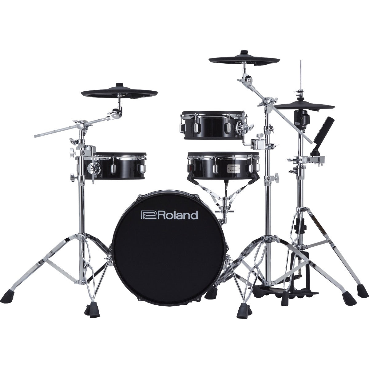 Front view of Roland VAD103 V-Drums Acoustic Design 4pc Kit