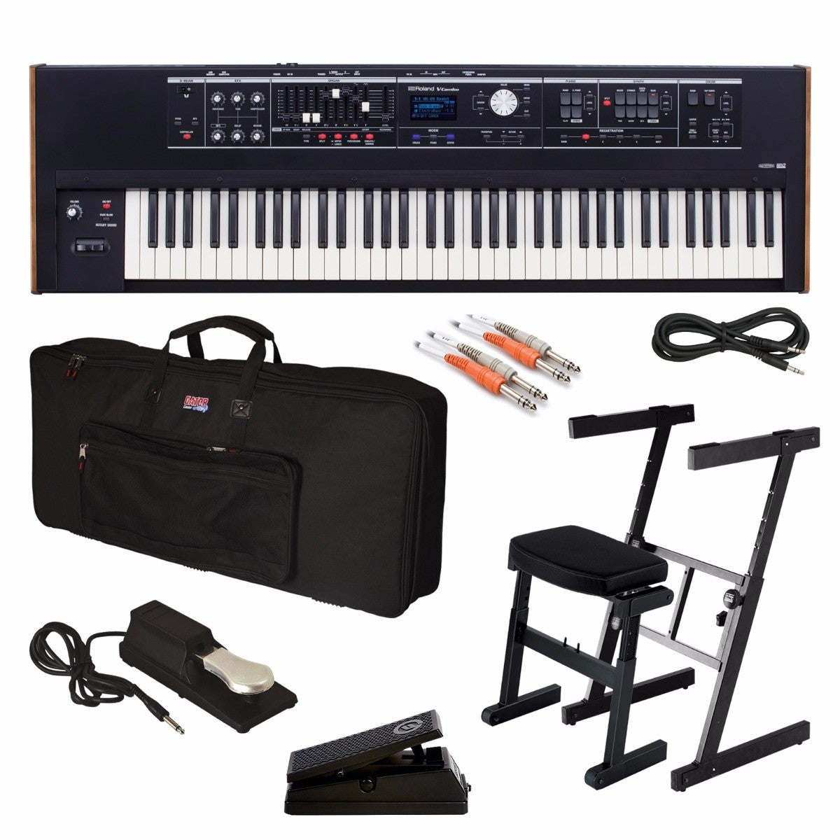 Roland V-Combo VR-730 Performance Keyboard STAGE RIG – Kraft