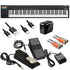 Collage image of the Roland A-88MKII MIDI Keyboard Controller STUDIO KIT