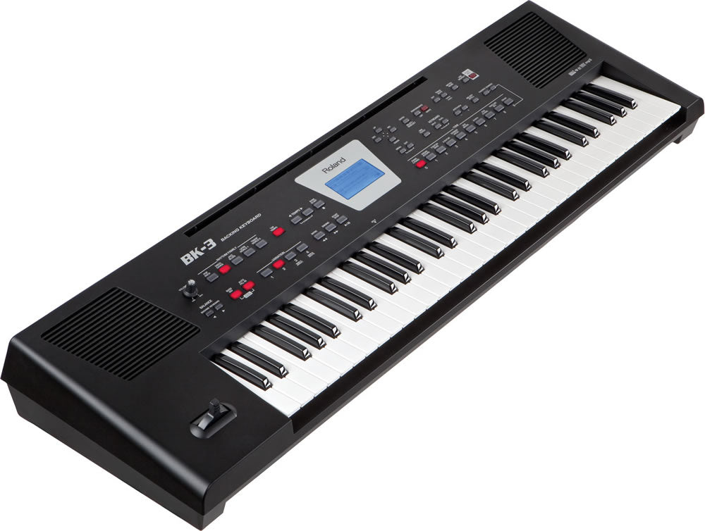 roland bk-3 backing keyboard - black