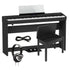 Collage image of the 
Roland FP-60X Digital Piano - Black COMPLETE HOME BUNDLE
