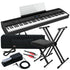 Collage image of the Roland FP-60X Digital Piano - Black STAGE ESSENTIALS BUNDLE