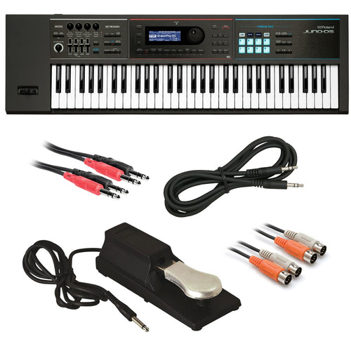 Collage image of the Roland JUNO-DS88 Synthesizer CABLE KIT