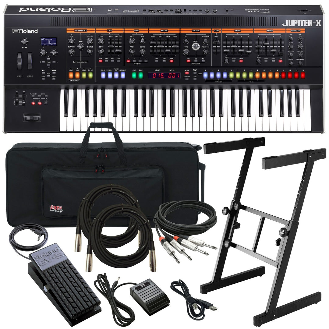 Sythnesizer Rig Roland Jupiter-X 61-Key Synthesizer STAGE RIG – Kraft Music
