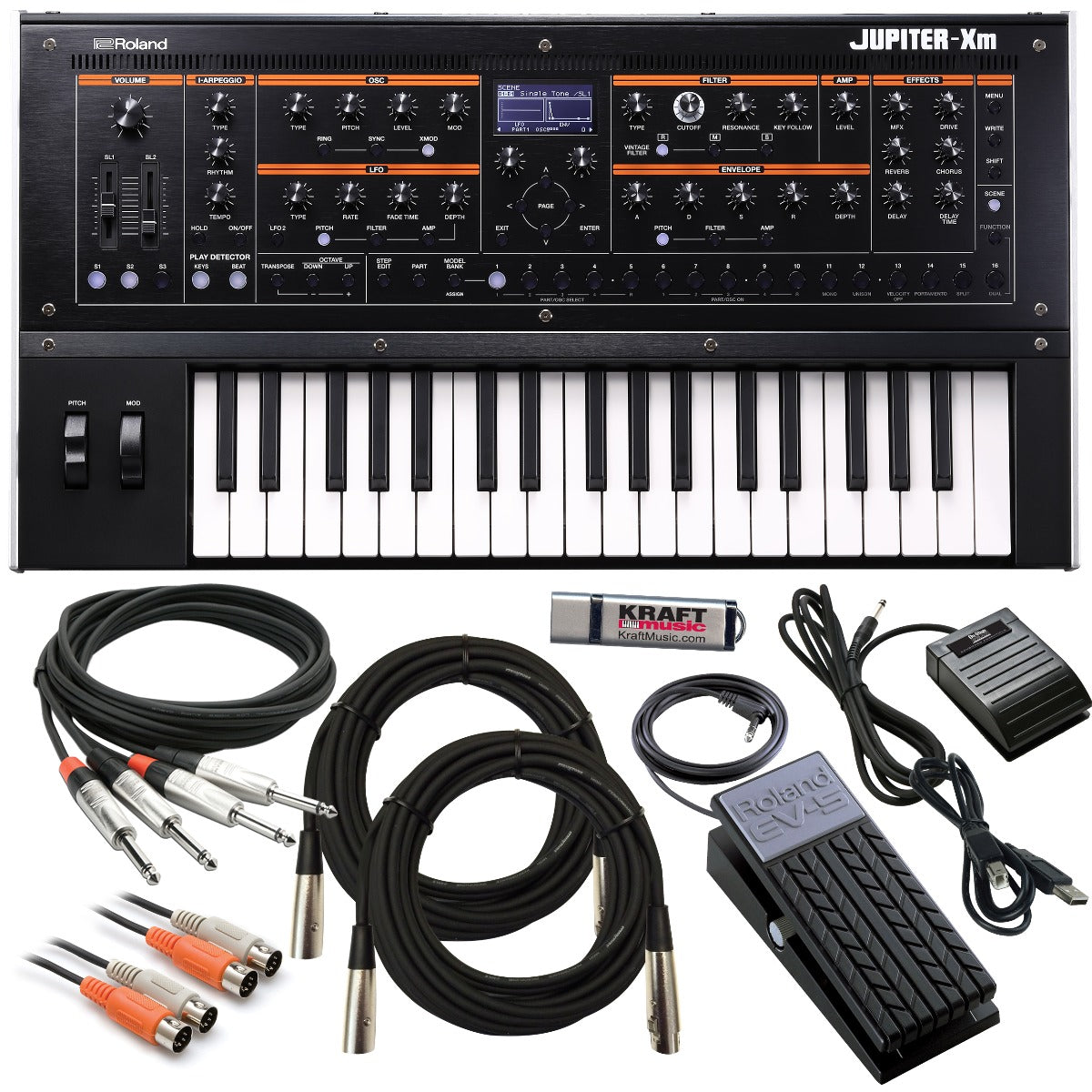 Roland Jupiter-X and Jupiter-Xm Synthesizers – Kraft Music