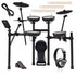 Collage image of the Roland TD-07KV V-Drums Electronic Drum Set BONUS PAK