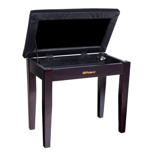 Roland RPB-100RW Piano Bench with Storage - Rosewood View 2
