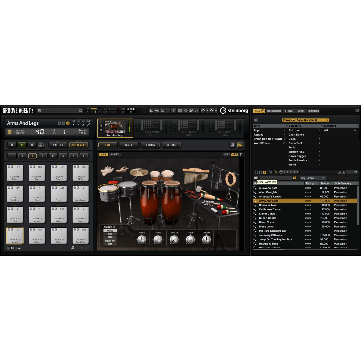 Steinberg Groove Agent 5 Drum Studio Workstation – Kraft Music