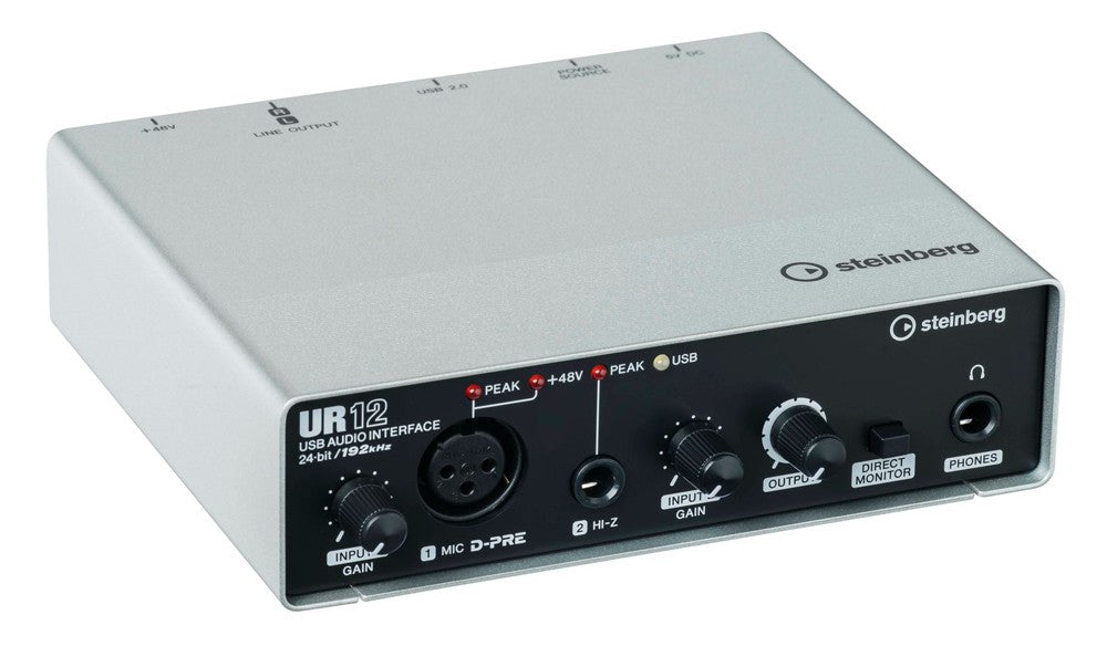 Steinberg UR12 USB Audio Interface COMPLETE STUDIO BUNDLE