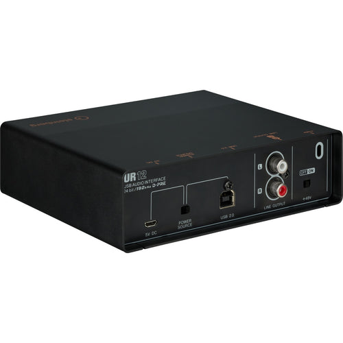 Steinberg UR12B USB Audio Interface - Black/Copper View 4