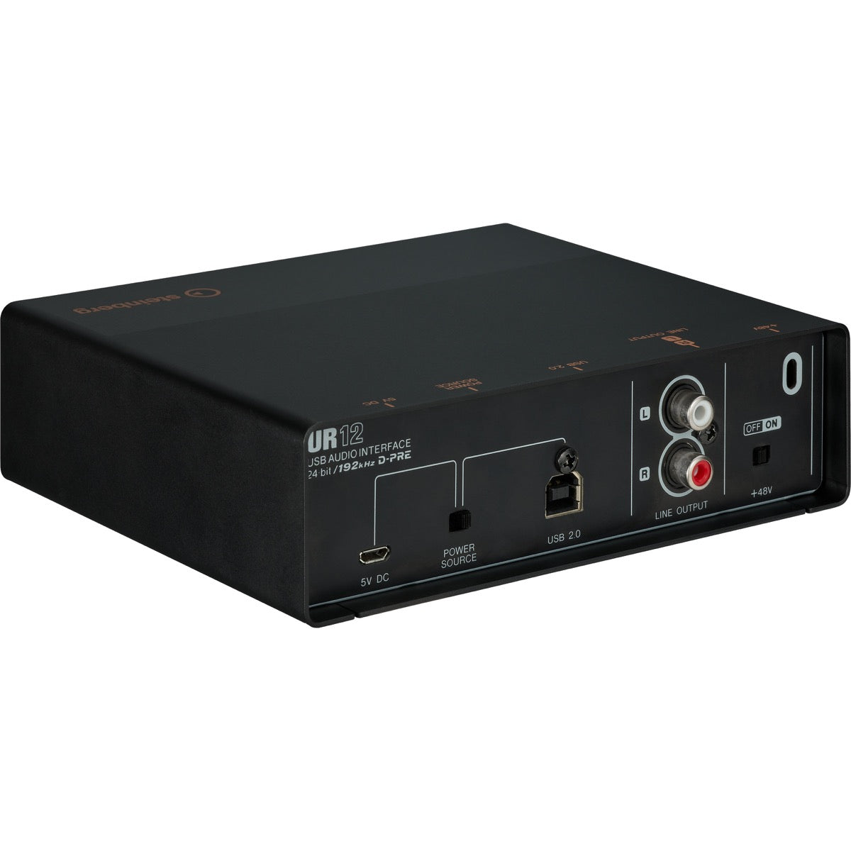 Steinberg UR12B USB Audio Interface - Black/Copper BONUS PAK