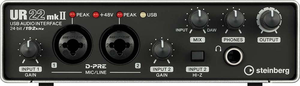 Steinberg UR22 MKII USB Audio Interface – Kraft Music