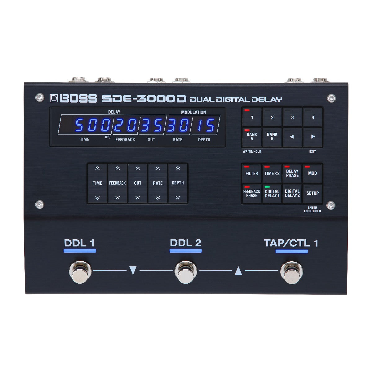 Boss SDE-3000D Dual Digital Delay Pedal STAGE RIG
