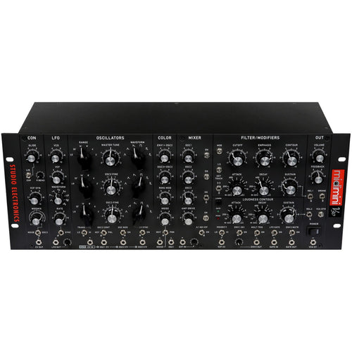 Front/top view of Studio Electronics Midimini V30 Monophonic Analog Synthesizer