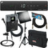 Collage of everything that is included in the Sennheiser XSW 1-908-A Wireless Instrument mic System STAGE RIG