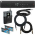 Collage of items included in the Sennheiser XSW 1-CI1-A Wireless Guitar System BONUS PAK
