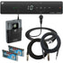 Collage of everything included in Sennheiser XSW 1-ME2-A Wireless Lavalier System BONUS PAK