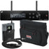 Collage of everything included in the Sennheiser XSW 2-CI1-A Wireless Guitar System CARRY BAG KIT