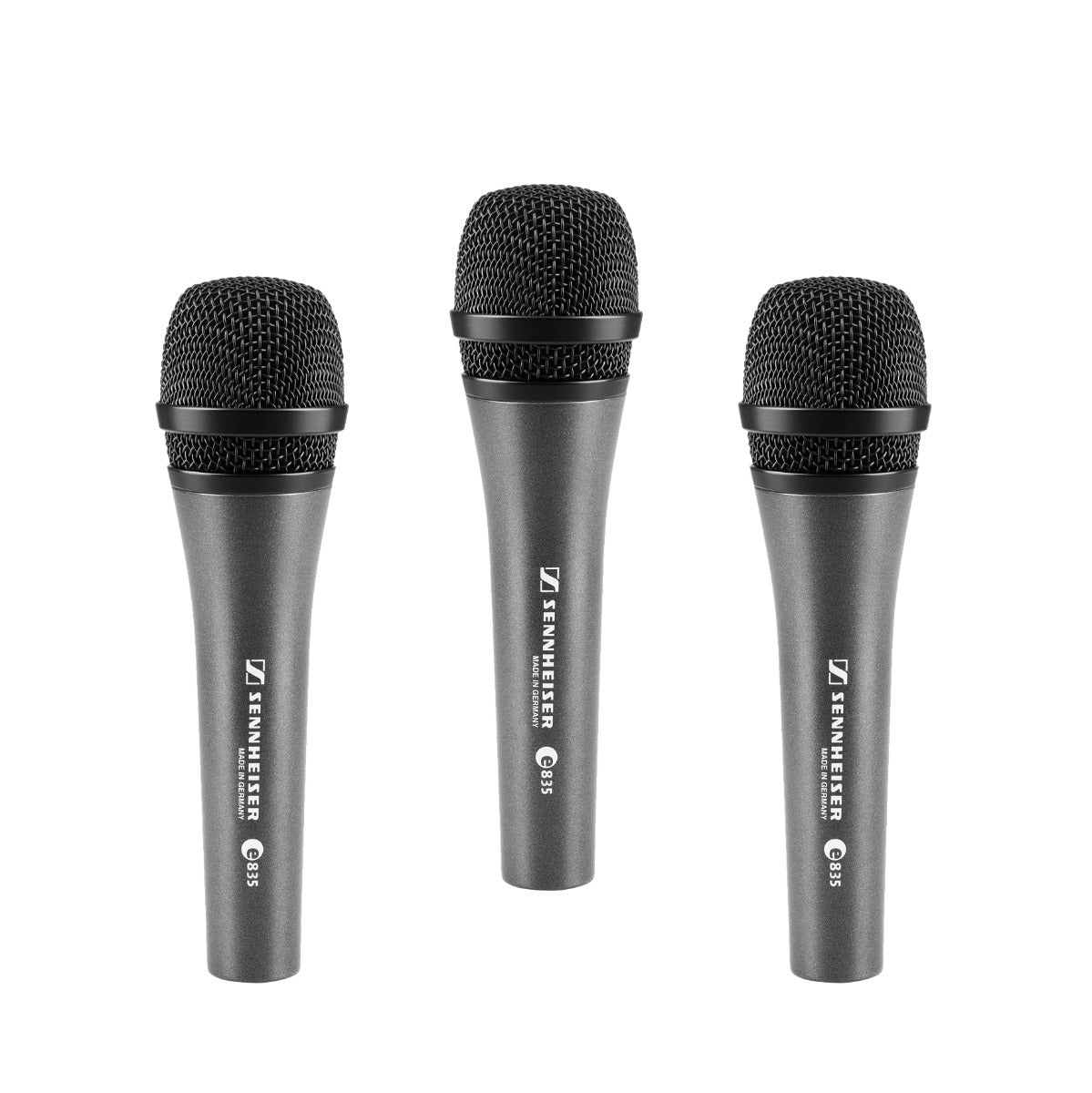 Sennheiser e 835 Dynamic Vocal Microphone - 3 Pack