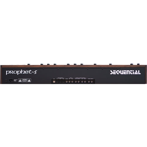 Rear view of Sequential Prophet-5 Polyphonic Analog Keyboard Synthesizer