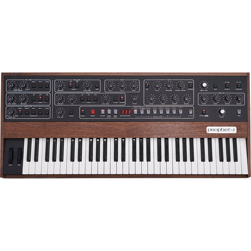 Top view of Sequential Prophet-5 Polyphonic Analog Keyboard Synthesizer