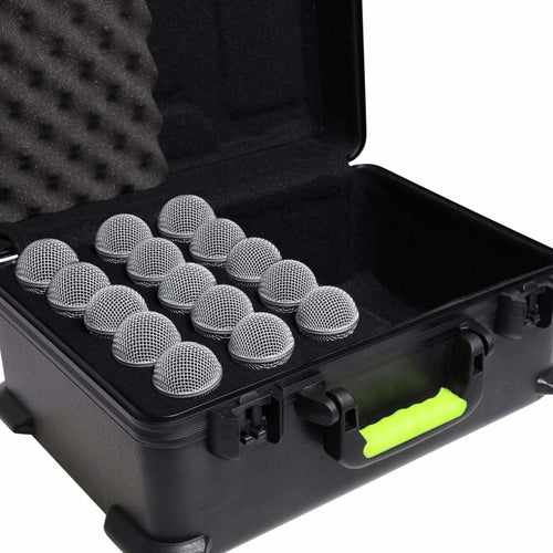 Shure SH-MICCASE15 Plastic Case With TSA Latches For 15 Mics, View 5
