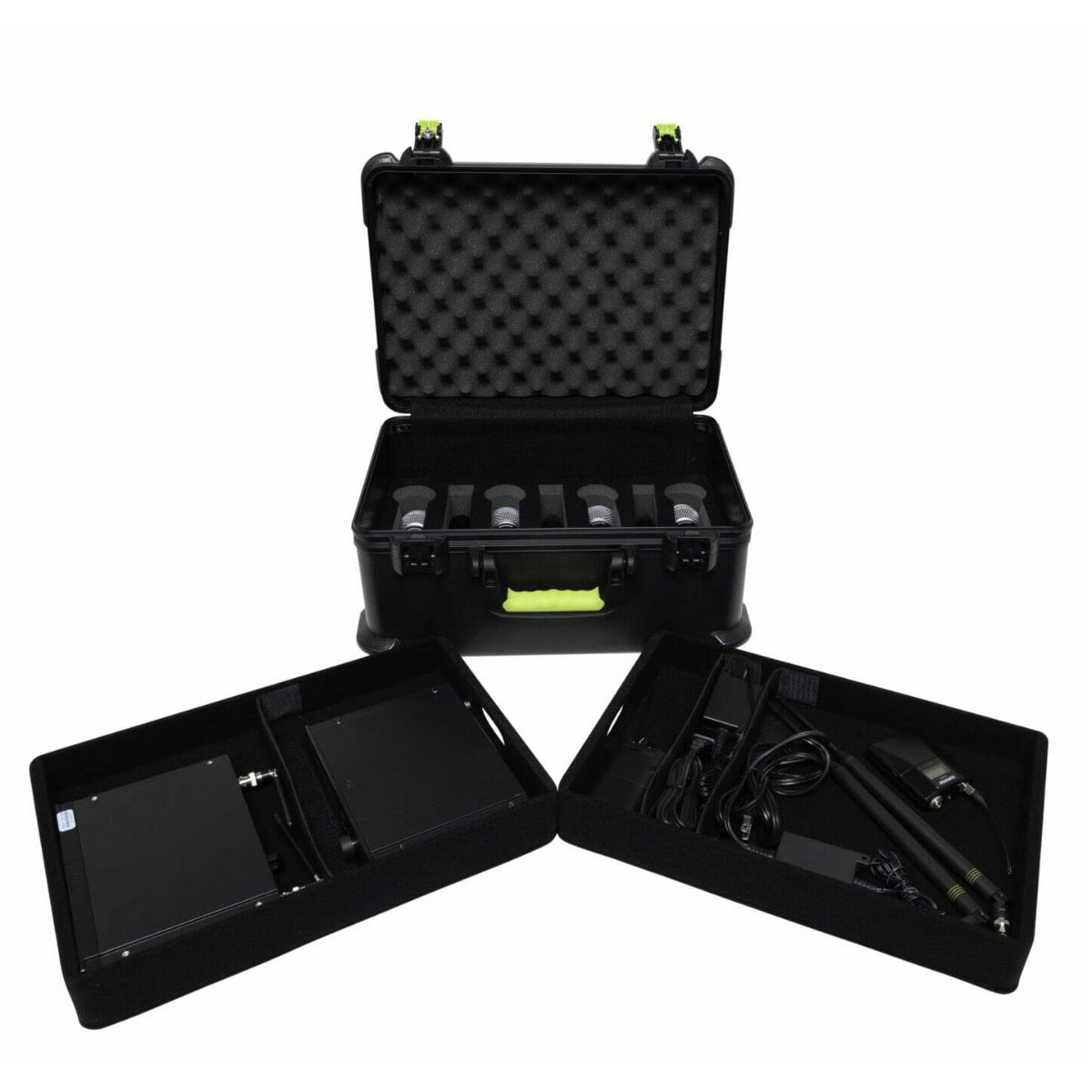 Shure SH-MICCASEW07 Plastic Case With TSA Latches For 7 Wireless Mics and Accessories, View 4