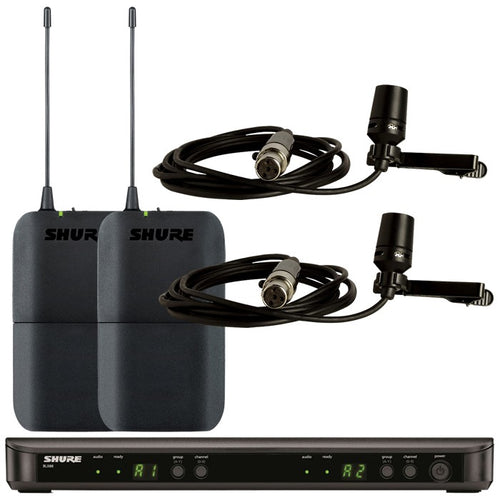 Shure BLX188/CVL Dual Channel Lavalier Wireless System