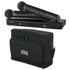 Collage image of the Shure BLX288/SM58BK Dual Wireless Vocal System - Ltd Edition Black CARRY BAG KIT